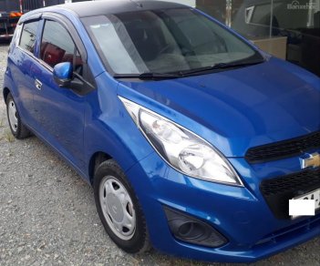 Chevrolet Spark 1.0 LS 2016 - Bán xe Chevrolet Spark xe đẹp, còn bảo hành 259 triệu, sản xuất năm 2016, màu xanh