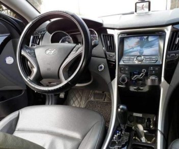 Hyundai Sonata   2011 - Cần bán gấp Hyundai Sonata đời 2011, màu đen, số tự động