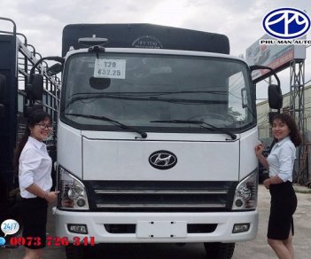 Hyundai Mighty 2018 - Bán xe tải HyunDai 8 tấn, ga cơ thùng thùng mui bạt dài 6m2