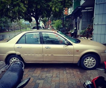 Ford Laser Delu 1.6 MT 2001 - Cần bán Ford Laser Delu 1.6 MT sản xuất 2001, màu ghi vàng, giá tốt