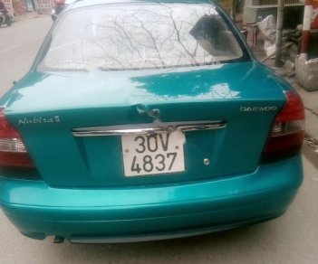 Daewoo Nubira 2003 - Cần bán gấp Daewoo Nubira 2003, màu xanh lam, xe gia đình