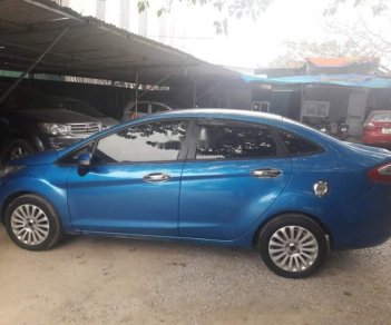 Ford Fiesta   2011 - Cần bán gấp Ford Fiesta sản xuất năm 2011, màu xanh lam số tự động