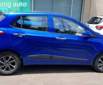 Hyundai Grand i10 2018 - Bán Hyundai Grand i10 đời 2018, màu xanh ngọc như mới, giá 450tr