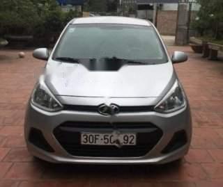 Hyundai Grand i10  1.0 MT Base   2015 - Bán ô tô Hyundai Grand i10 1.0 MT Base sản xuất 2015, màu bạc xe gia đình giá cạnh tranh