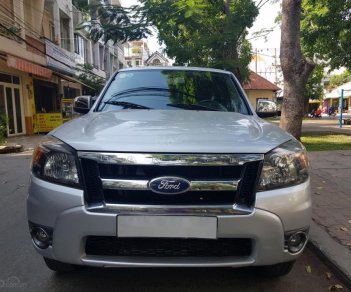 Ford Ranger XLT 2.5 2009 - Cần bán xe Ford (XLT) 4X4 MT đời 2009 diesel, màu ghi bạc, gia đình sử dụng mới 95%