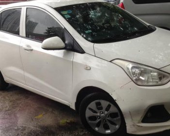 Hyundai Grand i10   MT  2015 - Bán Hyundai Grand i10 MT năm 2015, màu trắng