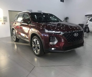 Hyundai Santa Fe   2.2 AT 2019 - Bán ô tô Hyundai Santa Fe đời 2019, màu đỏ