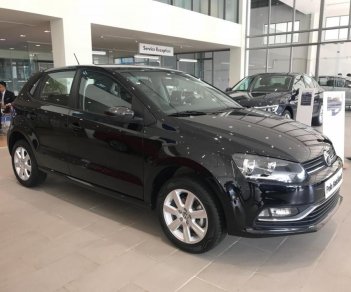 Volkswagen Polo 2017 - Cần bán xe Volkswagen Polo HB đen - Ưu đãi đặc biệt dịp khai trương