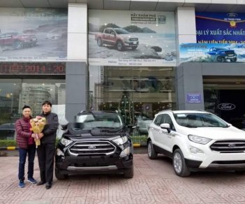 Ford EcoSport   2018 - Cần bán Ford EcoSport 2018, màu trắng, mới 100%