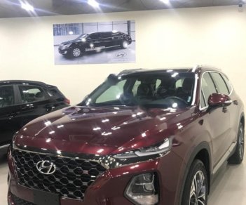 Hyundai Santa Fe 2.4L HTRAC 2019 - Cần bán xe Hyundai Santa Fe 2.4L HTRAC 2019, màu đỏ