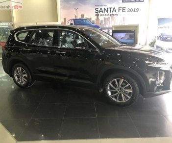 Hyundai Santa Fe 2.4L HTRAC 2019 - Bán ô tô Hyundai Santa Fe 2.4L HTRAC đời 2019, màu đen