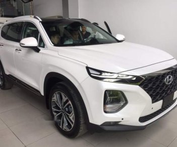 Hyundai Santa Fe   2019 - Bán xe Hyundai Santa Fe đời 2019, màu trắng, giá tốt