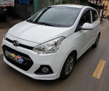 Hyundai Grand i10    1.0 MT 2014 - Cần bán gấp Hyundai Grand i10 1.0 MT năm 2014, màu trắng, xe nhập chính chủ