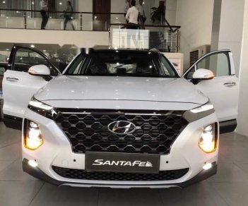 Hyundai Santa Fe   2019 - Bán xe Hyundai Santa Fe đời 2019, màu trắng, giá tốt