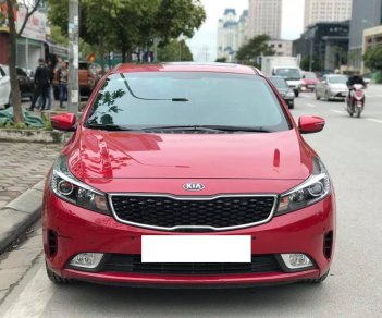 Kia Cerato 1.6 AT 2018 - Bán Kia Cerato 1.6AT sản xuất 2018 màu đỏ /kem, biển Hà Nội, tên tư nhân 1 chủ