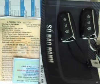 Hyundai Santa Fe   2015 - Bán Hyundai Santa Fe 2015, màu nâu chính chủ, giá tốt