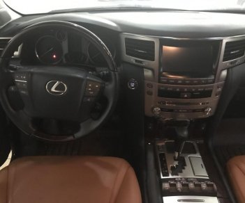 Lexus LX  570 2014 - Lexus LX570 sản xuất 2014, đăng ký 2015, màu đen, nội thất nâu, thuế sang tên 2%, giá tốt. LH: 0906223838