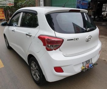 Hyundai Grand i10    1.0 MT 2014 - Cần bán gấp Hyundai Grand i10 1.0 MT năm 2014, màu trắng, xe nhập chính chủ