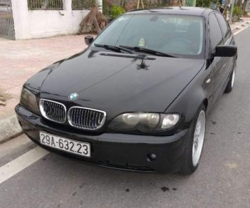 BMW 3 Series  318i 2003 - Bán BMW 3 Series 318i sản xuất năm 2003, màu đen, nhập khẩu nguyên chiếc, giá chỉ 230 triệu