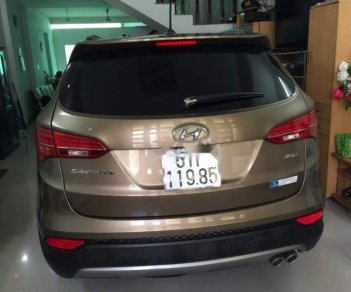 Hyundai Santa Fe   2015 - Bán Hyundai Santa Fe 2015, màu nâu chính chủ, giá tốt