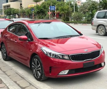 Kia Cerato 1.6 AT 2018 - Bán Kia Cerato 1.6AT sản xuất 2018 màu đỏ /kem, biển Hà Nội, tên tư nhân 1 chủ