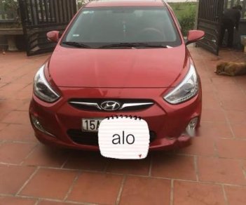 Hyundai Accent   2014 - Cần bán Hyundai Accent năm sản xuất 2014, màu đỏ, nhập Hàn Quốc