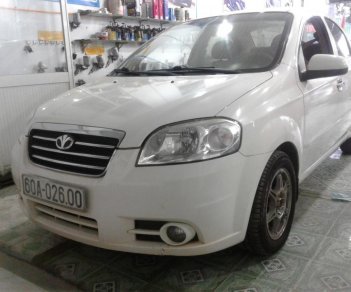 Daewoo Gentra SX 2009 - Cần bán Daewoo Gentra SX sản xuất 2009, màu trắng, giá 200tr