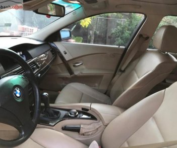 BMW 5 Series 525i 2006 - Bán xe BMW 525i cuối 2006 (tháng 11/2006), model 2007, số tự động, máy xăng, màu đen, nội thất màu kem