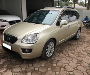 Kia Carens SX 2.0 AT  2013 - Bán xe Kia Carens SX đời 2014 số tự động, màu vàng biển Hà Nội