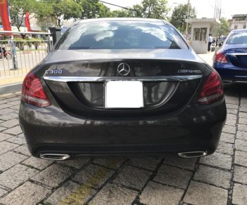 Mercedes-Benz C class C300 AMG 2017 - Bán Mercedes C300 AMG model 2018, bạc và nâu, ĐK 8/2018