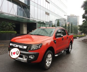 Ford Ranger Wildtrak 2.2 AT 4X2 2014 - Ô Tô Thủ Đô bán xe Ford Ranger Wildtrak 2.2L AT 2014, màu cam 569 triệu