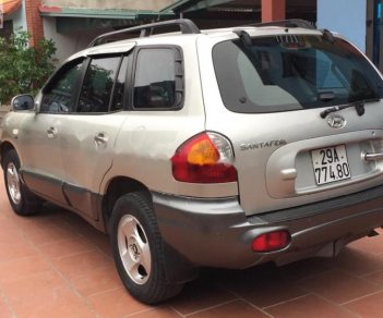 Hyundai Santa Fe Gold 2.0 AT 2003 - Cần bán xe Hyundai Santa Fe Gold 2.0 AT 2003, màu bạc, xe nhập