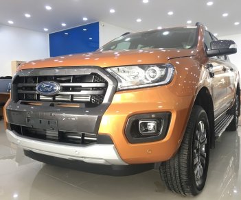 Ford Ranger Wildtrak Bi Turbo 4x4 2018 - Bán xe Ford Ranger Wildtrak Bi Turbo 4x4, màu cam, nhập khẩu, giao ngay