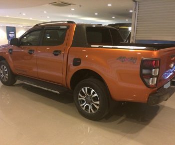 Ford Ranger 3.2L Wildtrak 4x4 AT 2016 - Bán xe Ford Ranger 3.2L Wildtrak 4x4 AT sản xuất 2016, màu nâu cam, nhập khẩu nguyên chiếc, giá chỉ 785 triệu