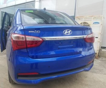 Hyundai Grand i10  MT 2019 - Cần bán xe Hyundai Grand i10 MT đời 2019, màu xanh lam, 350 triệu