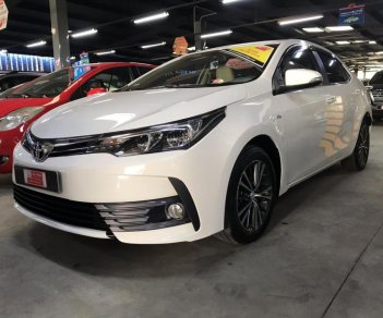 Toyota Corolla altis 1.8G CVT 2018 - Bán Altis 1.8G CVT màu trắng, xe siêu đẹp, bảo hành chính hãng, LH 0907969685