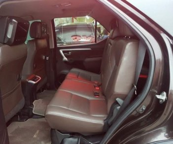 Toyota Fortuner   2.7AT   2017 - Bán Fortuner 2017 màu nâu, xe 1 chủ từ đầu mua từ mới đi hơn 1 vạn km, 5 lốp zin theo xe