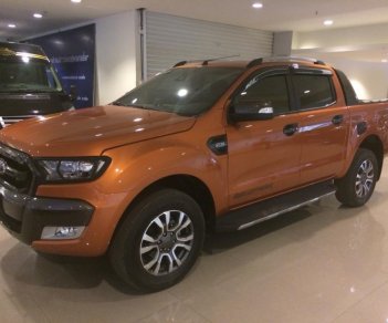 Ford Ranger 3.2L Wildtrak 4x4 AT 2016 - Bán xe Ford Ranger 3.2L Wildtrak 4x4 AT sản xuất 2016, màu nâu cam, nhập khẩu nguyên chiếc, giá chỉ 785 triệu