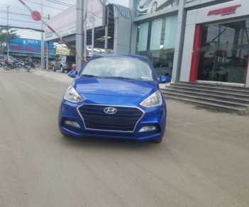 Hyundai Grand i10  MT 2019 - Cần bán xe Hyundai Grand i10 MT đời 2019, màu xanh lam, 350 triệu