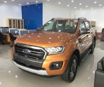 Ford Ranger Wildtrak Bi Turbo 4x4 2018 - Bán xe Ford Ranger Wildtrak Bi Turbo 4x4, màu cam, nhập khẩu, giao ngay