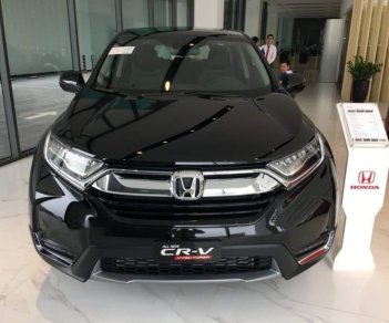 Honda CR V   2019 - Bán xe Honda CR V đời 2019, màu đen, nhập khẩu