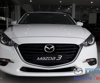 Mazda 3 1.5 FL 2019 - Bán Mazda 3 màu trắng 2019 mới 99%, chỉ 630tr có thương lượng
