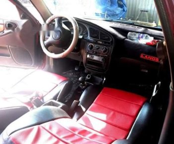 Daewoo Lanos   2002 - Bán Daewoo Lanos năm sản xuất 2002, màu đỏ, xe nhập