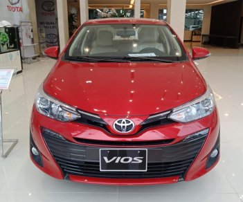 Toyota Vios G 2019 - Cần bán gấp xe Vios bản G màu đỏ giá cự sốc, hỗ trợ vay góp 90%