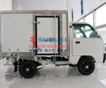 Suzuki Supper Carry Truck   2018 - Bán ô tô Suzuki Supper Carry Truck số sàn, sản xuất năm 2018, màu trắng, nhập khẩu, giá tốt