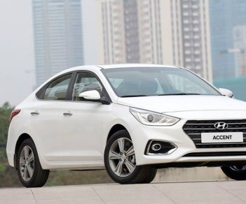 Hyundai Accent 1.4 2019 - Cần bán Hyundai Accent 1.4 đời 2019, màu bạc, giá chỉ 424 triệu