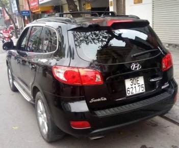 Hyundai Santa Fe MLX 2009 - Bán Hyundai Santa Fe MLX năm sản xuất 2009, màu đen, nhập khẩu Hàn Quốc xe gia đình