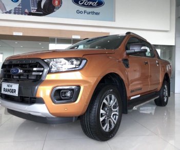 Ford Ranger 2019 - Xe giao ngay Ford Ranger Biturbo 2019, màu cam, xe nhập, 888 triệu - LH 0978212288