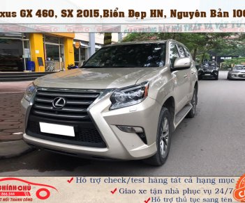 Lexus GX 460 2015 - Chính chủ bán Lexus GX 460 đời 2016, màu vàng cát, nội thất kem, biển HN, giá hơn 3 tỷ