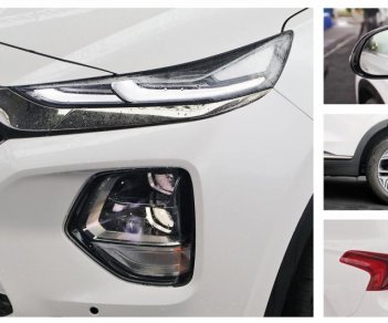 Hyundai Santa Fe Prenium 2019 - Giao ngay Hyundai Santa Fe Prenium 2019, màu trắng